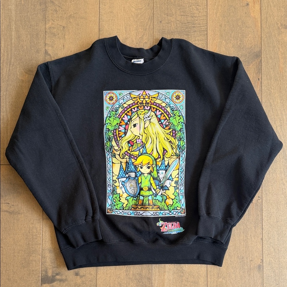 Legend of Zelda Windwaker 2014 Crewneck Sweatshirt Medium